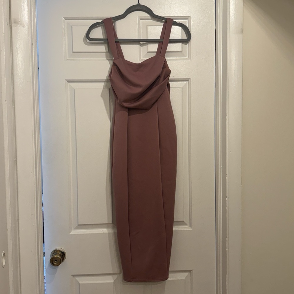 ASOS Elegant Mauve Sleeveless Dress